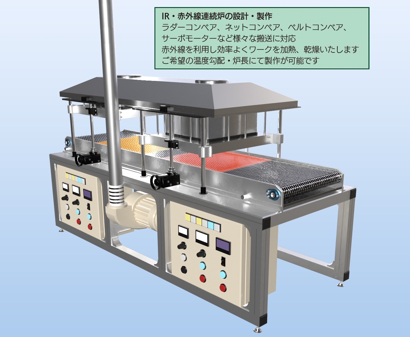 IR・赤外線ヒーター各種